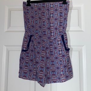 Three Pink Hearts Romper